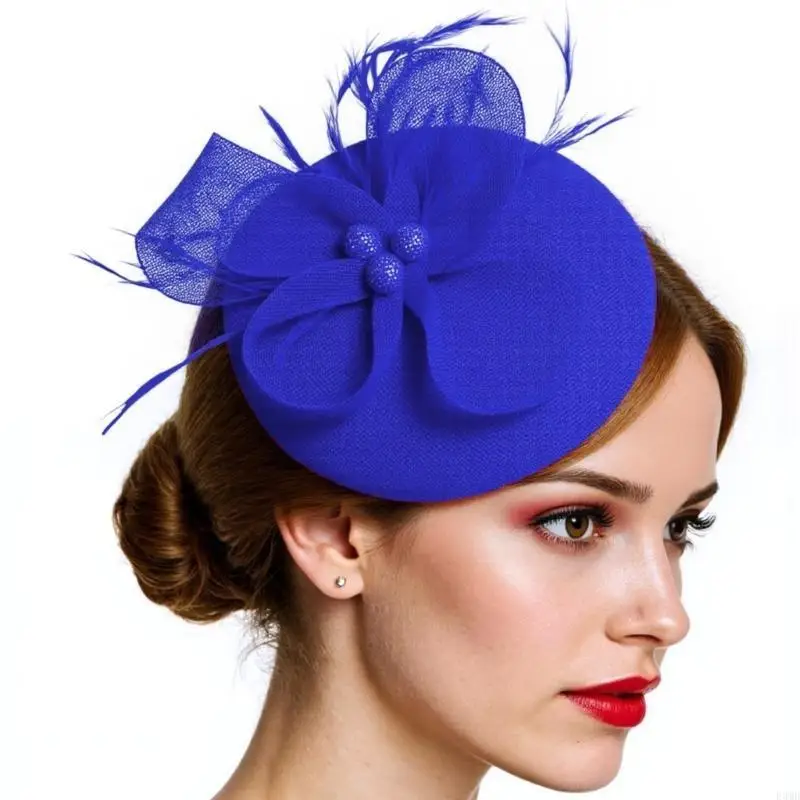 Fashion Head Fascinator Hairband für Hochzeits- und Nachmittag Teas F3MD – Detail 8