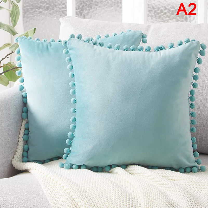 1PC Soft Velvet Cushion Cover Decorative Pillows Throw Pillow Case 45*45cm Home Decor 