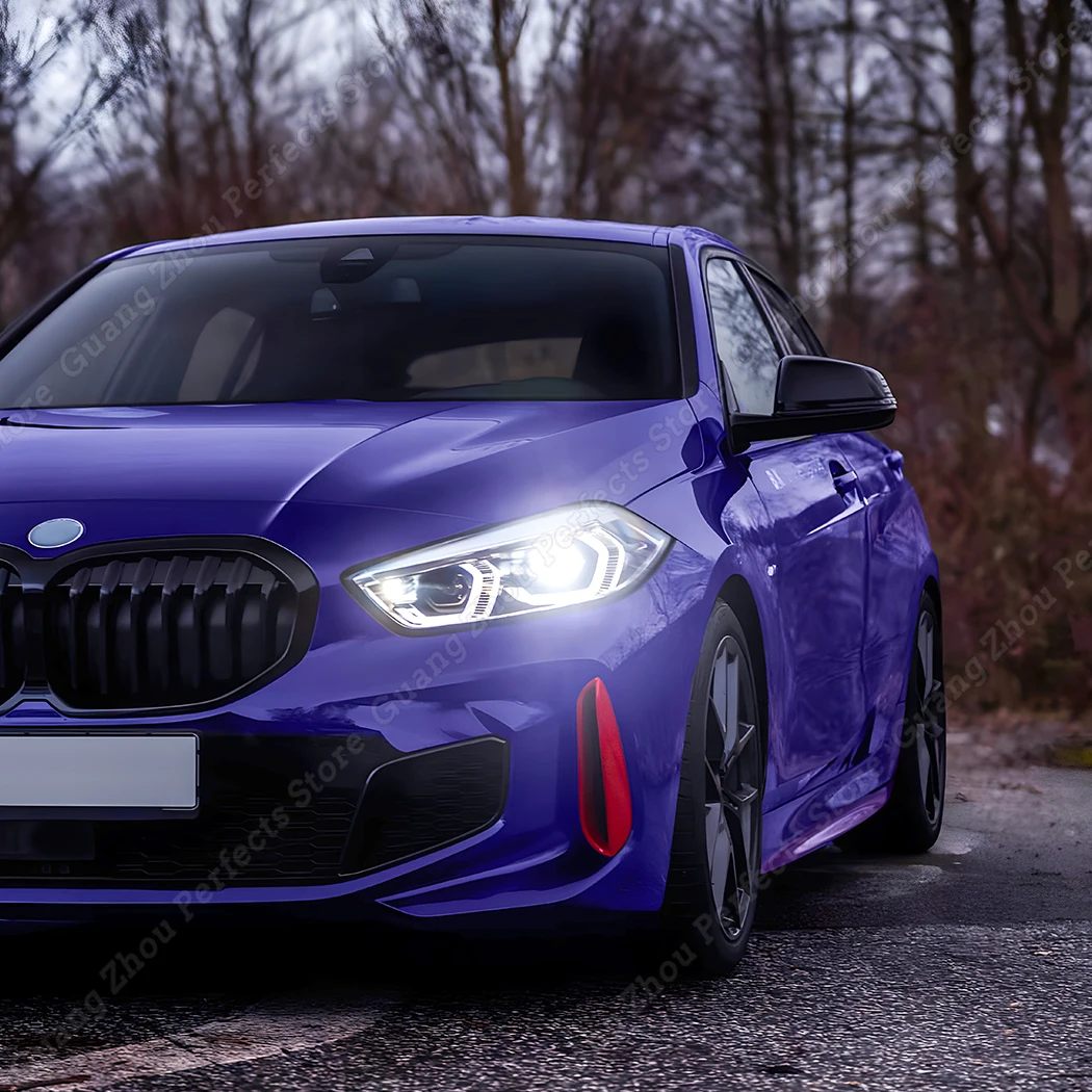 BMW 1 시리즈 F40 M-PACK & M135i 2019-2024 빨간색 자동차 앞 범퍼 스트립 바디 키트 공기 흡입 트림 커버 고품질 ABS 플라스틱