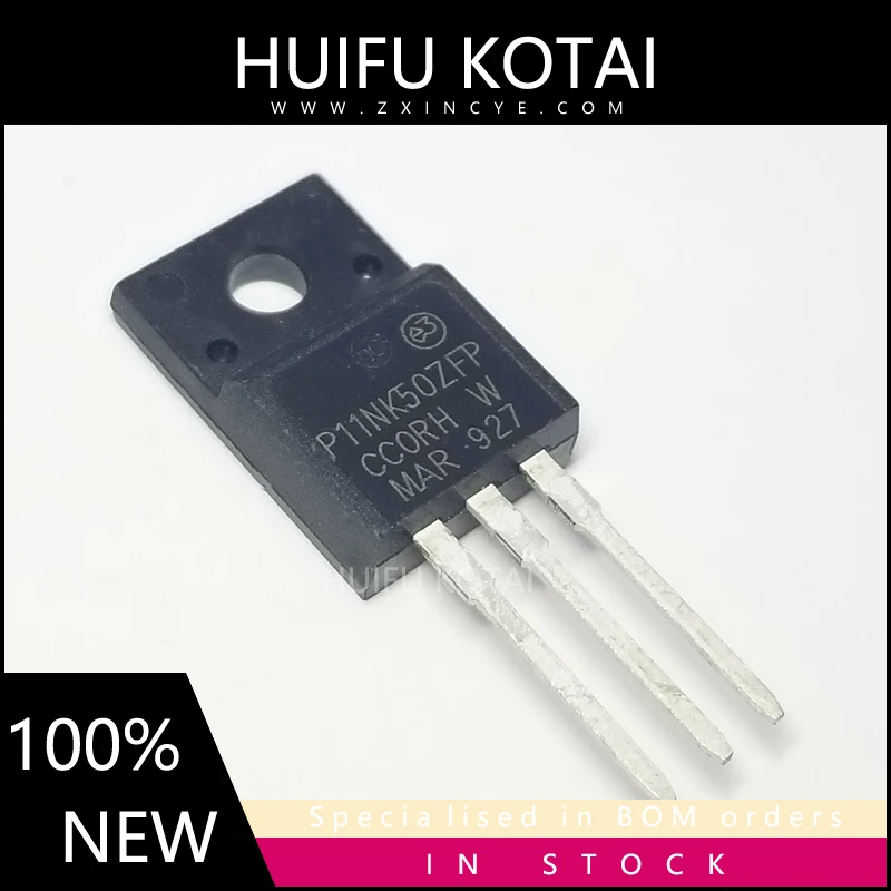 

10 шт. STP11NK50ZFP P11NK50ZFP TO220F Новые Товары в наличии