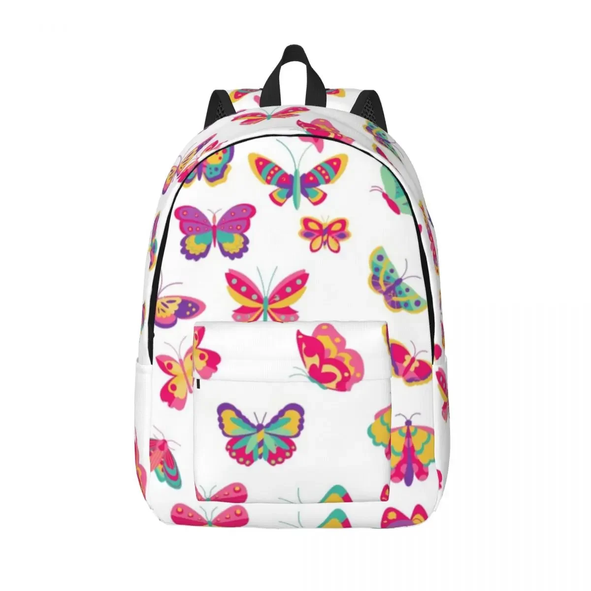 

Multi Color Butterflies Backpack Flying Insect Cute Boy Girl Polyester Sport Backpacks Large Kawaii High School Bags Rucksack