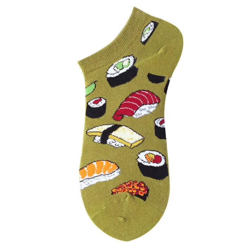 Colorful Cotton Novelty Socks - Funny Avocado and Animal Prints