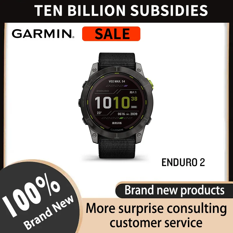 

Garmin Enduro2 Watch Cross country Skiing Climbing Outdoor Running Multi functional Smart Flagship
