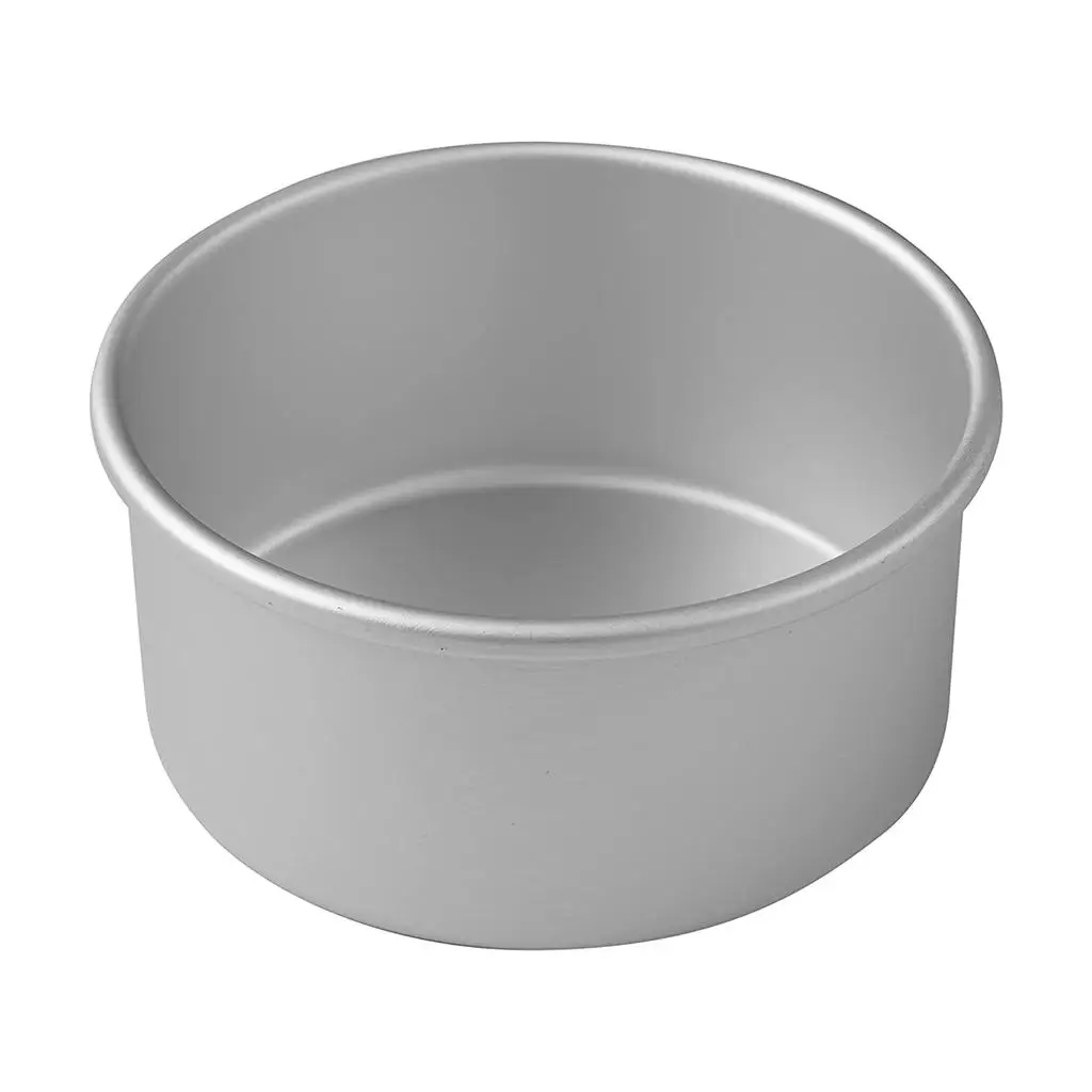 4inch Aluminum Alloy Die Cake Pan,Pudding Mold,Tray Mould Fixed Bottom Bakeware Round Pattern Dish Kitchen Bakeware