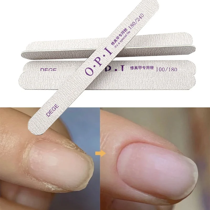 

10PCS Professional Nail File Manicure Sanding Buffer Files Repairing Nail 100/180 180/240 Grit Emery Board Wooden Nail Art Tools