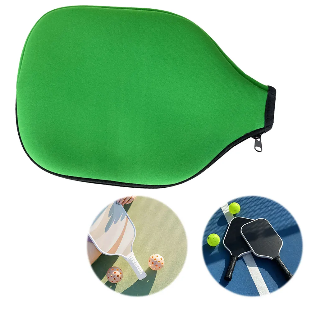 Pickleball Paddle Cover Black Fits Most Paddle, Racket Storage Carrier Waterproof Pouch Paddle Case Pickleball Racket Cover