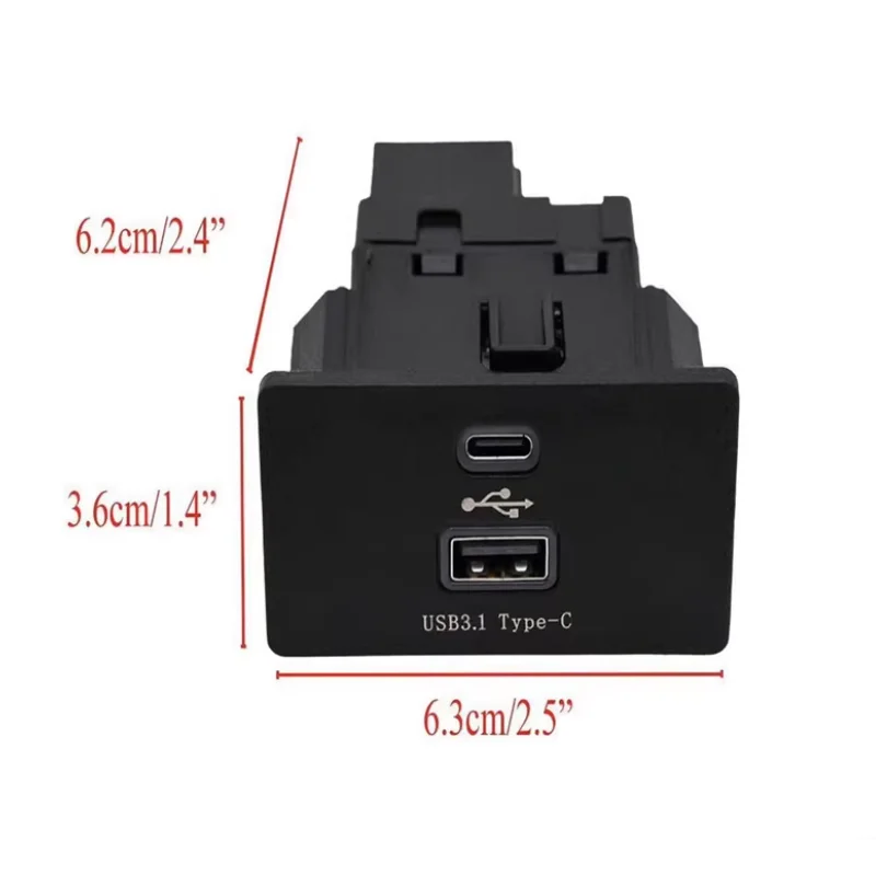 USB Type-C CarPlay Upgrade Dual Multimedia Interface Module Sync 3 Media Hub for Ford automotive control module