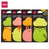 Deli Sticky Notes Cartoon Cute Colorful Animals  Memo Pad Creative Sticker School Stationery Gift Bookmark  Random Delivery 1