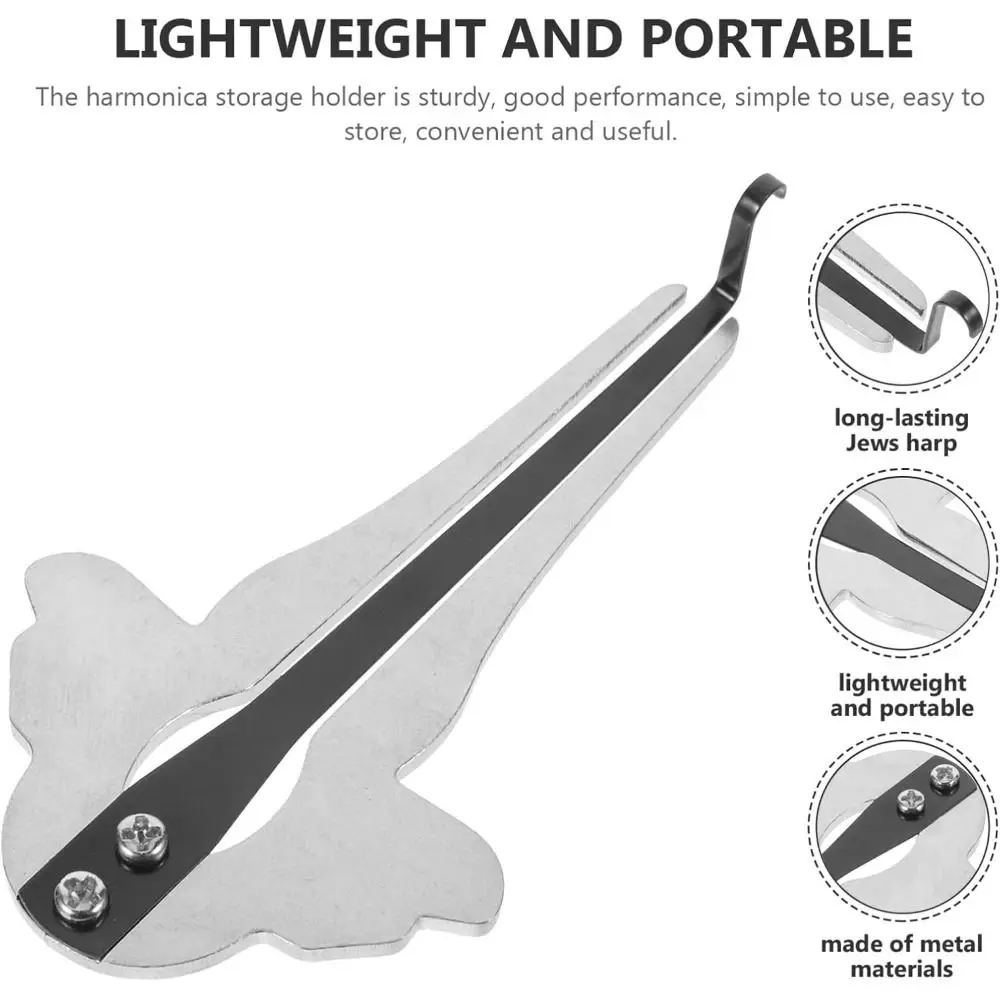 Nice Gift Ethnic Jaw Harp Portable Folk Musical Morsing Russian Harmonica Music Lover Beginner