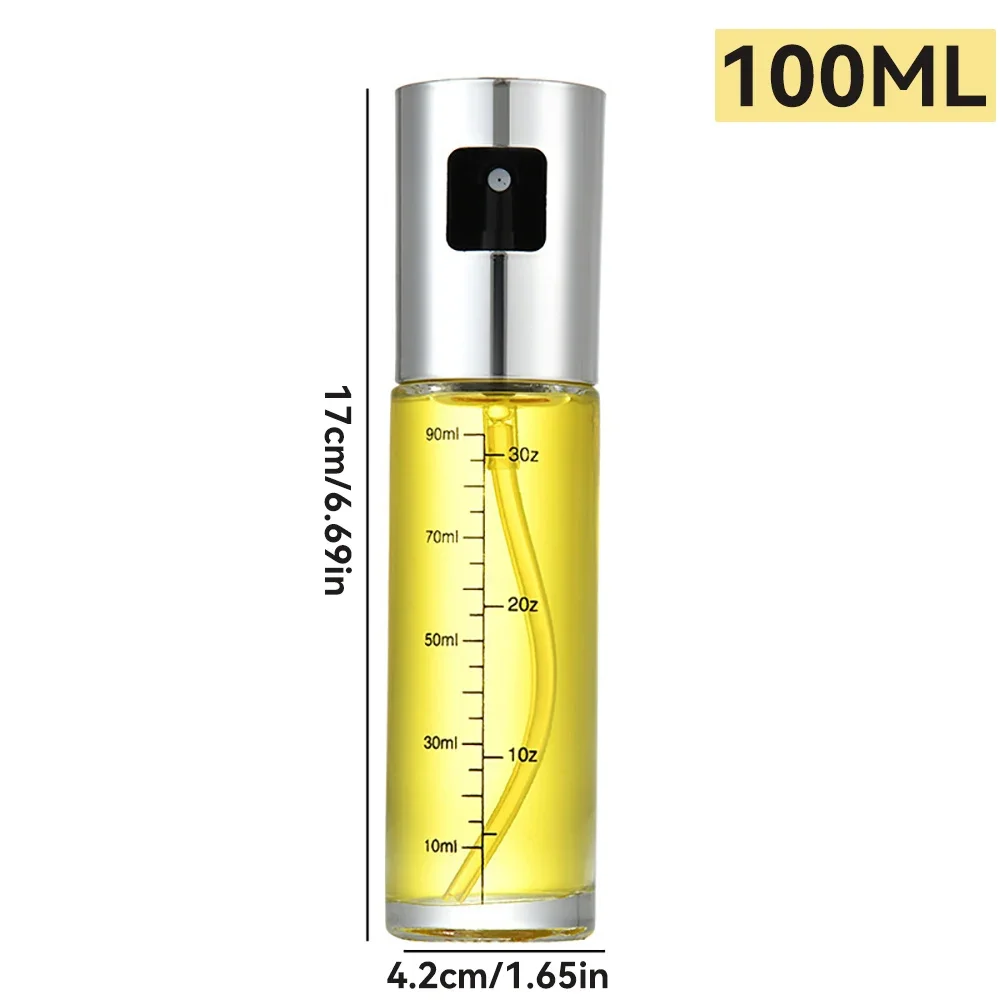 Press Type Oil Spray Can Kitchen Home Air Fryer Olive Oil Spray 1-2pcs