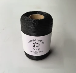 Premium Metallic Gold & Silver Wire Core Thread for DIY Crafts & Festive Decor (Black)