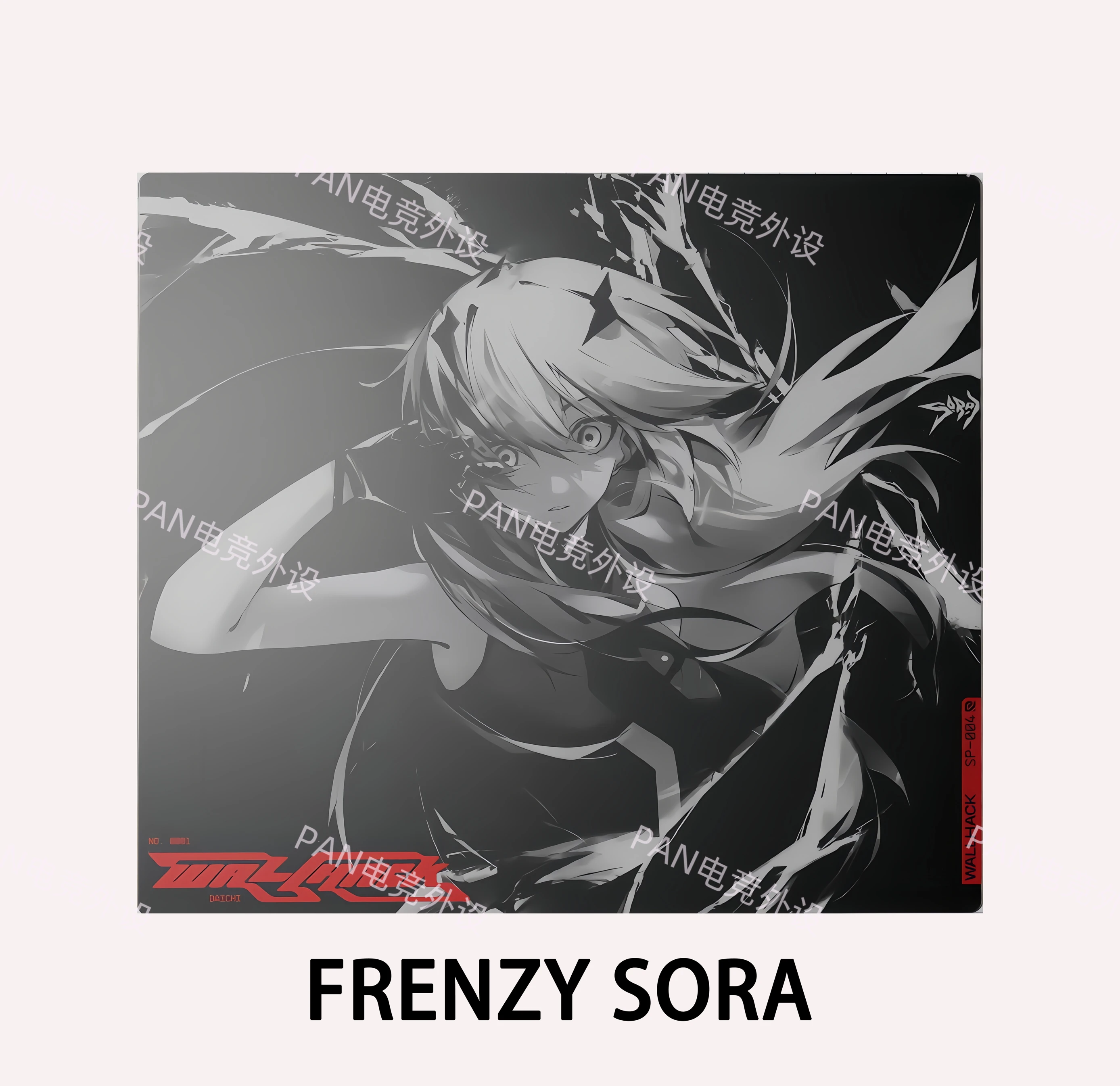 WALLHACK ガラスゲーミングマウスパッド Frenzy SORA/Faith Yume