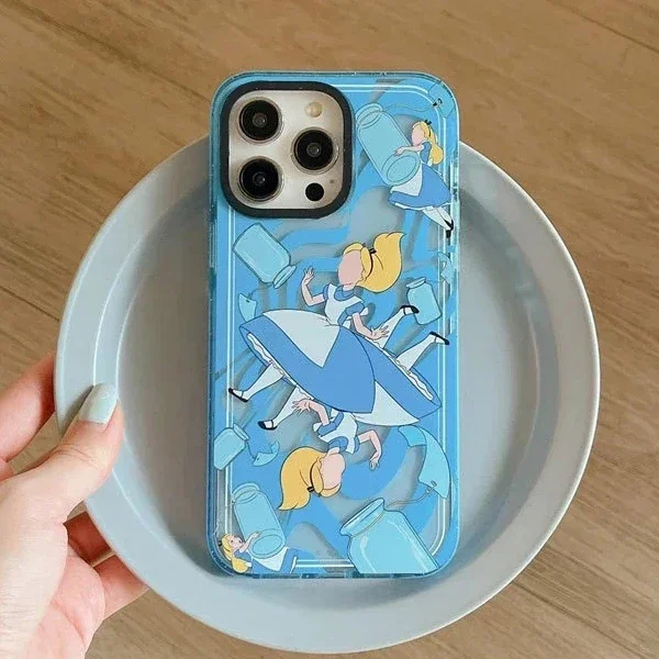 

2.0 Version Acrylic Upgrade Border Cartoon Phone Case Cover for IPhone 11 12 13 14 15 Pro Max Case for IPhone 14 Pro