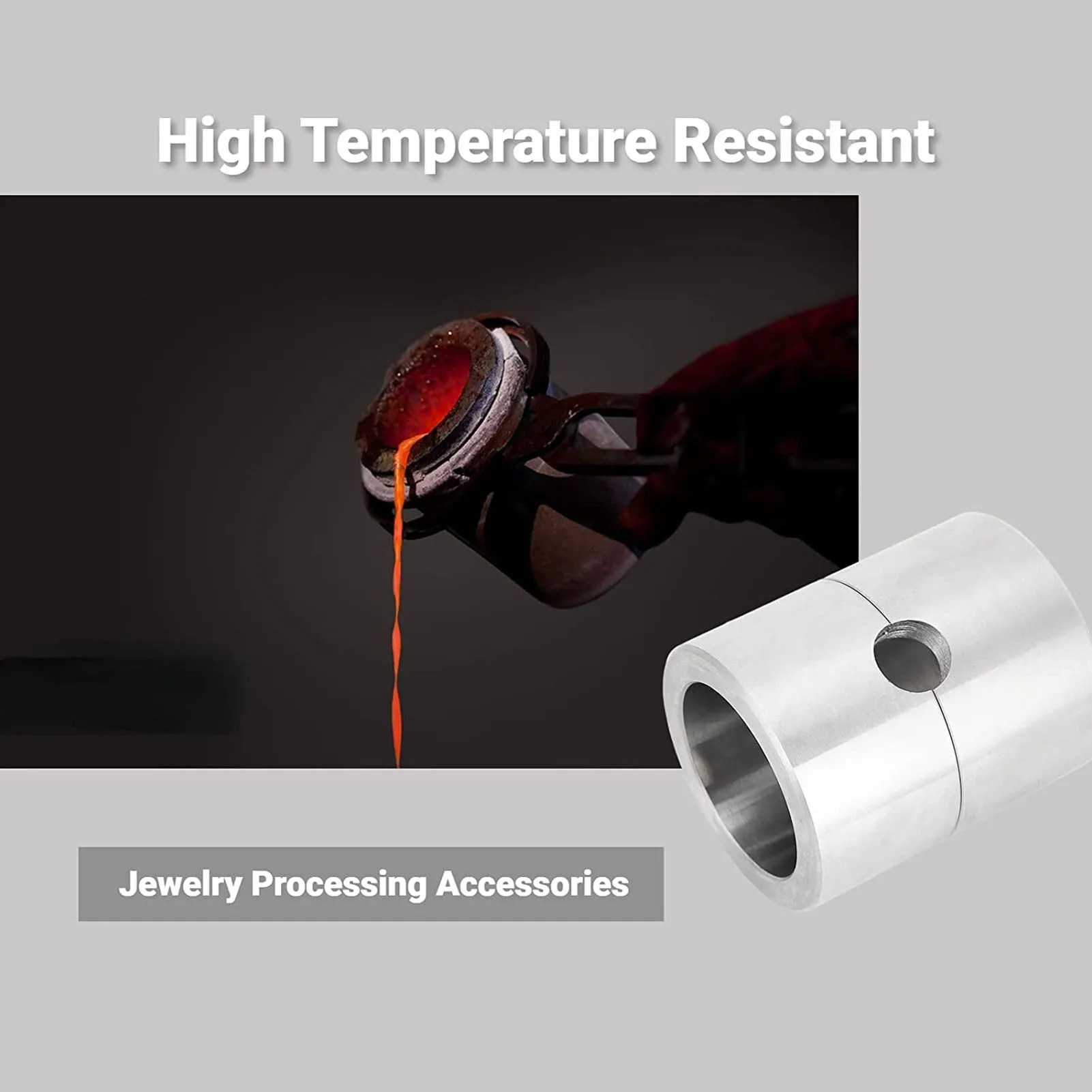 보석 주조 냄비 알루미늄 합금은 DIY를 위한 보석 제조 업체를 위한 다기능 보석 용해 주조 도구를 조작하기 쉽습니다.