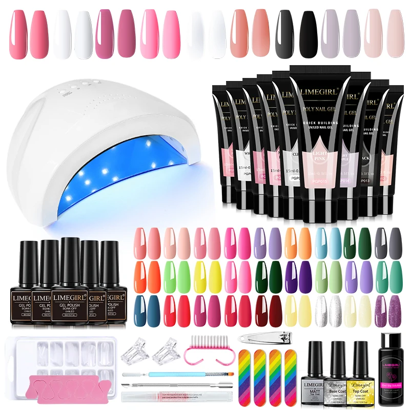 nail-art-kit-uv-led-lamp-dryer-nail-polish-kit-acrylic-manicure-kit-professional-manicure-kit-novice-special-manicure-kit