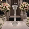 10pcs 45cm high new acrylic transparent trumpet wedding vase table decoration 2