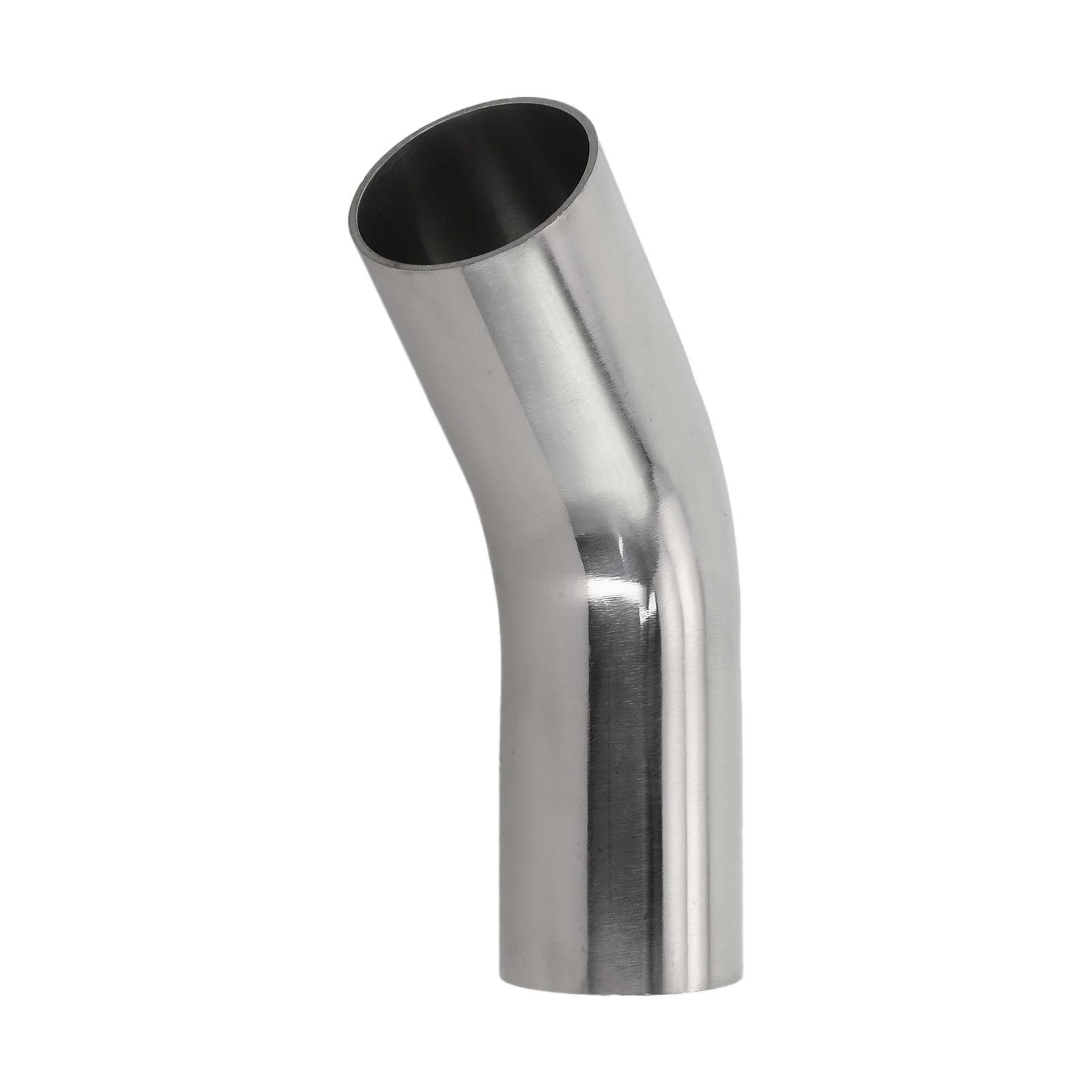 Elbow 45° Degree Bend Exhaust Pipe Versatile Stainless Steel Polished 19-51mm Automotive Exhaust Pipe Connection Fittings