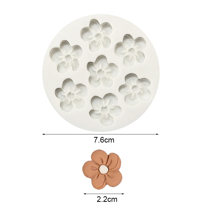 Flower Rose Silicone Mold for Resin Craft Fondant Chocolate Candy Sugarcraft Baking Mou... - SKU FRSM0913 - UGI Packaging