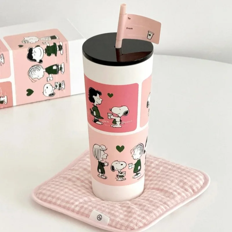 كوب قهوة سنوبي أرجواني جديد 2025 كاواي، كوب مكتبي...