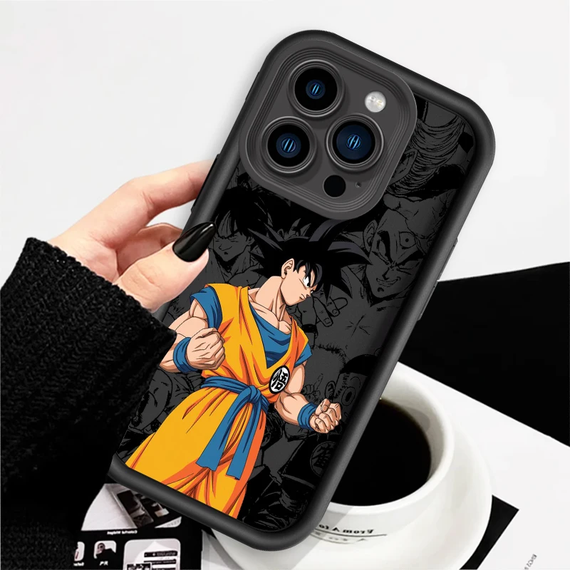 thumbnail image 1 of Funda de teléfono con diseño de Dragon Ball, carcasa con forma de ojo de Son Goku para Apple iPhone 15, 14, 13, 12, 11, XS, XR, X Pro Max Plus, 1 of 5