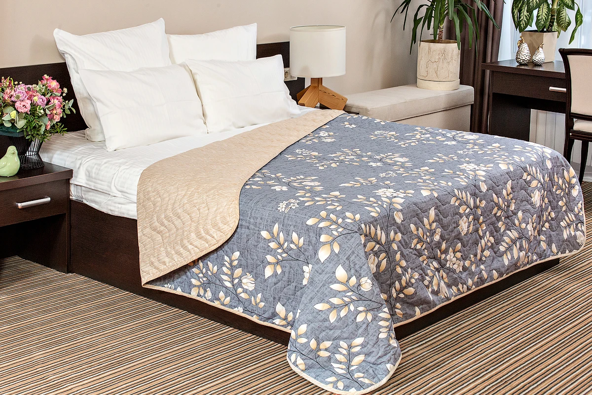 Bedspread Night Tender Autumn mood 7313 1 + 7757 7 Poplin Bedding for