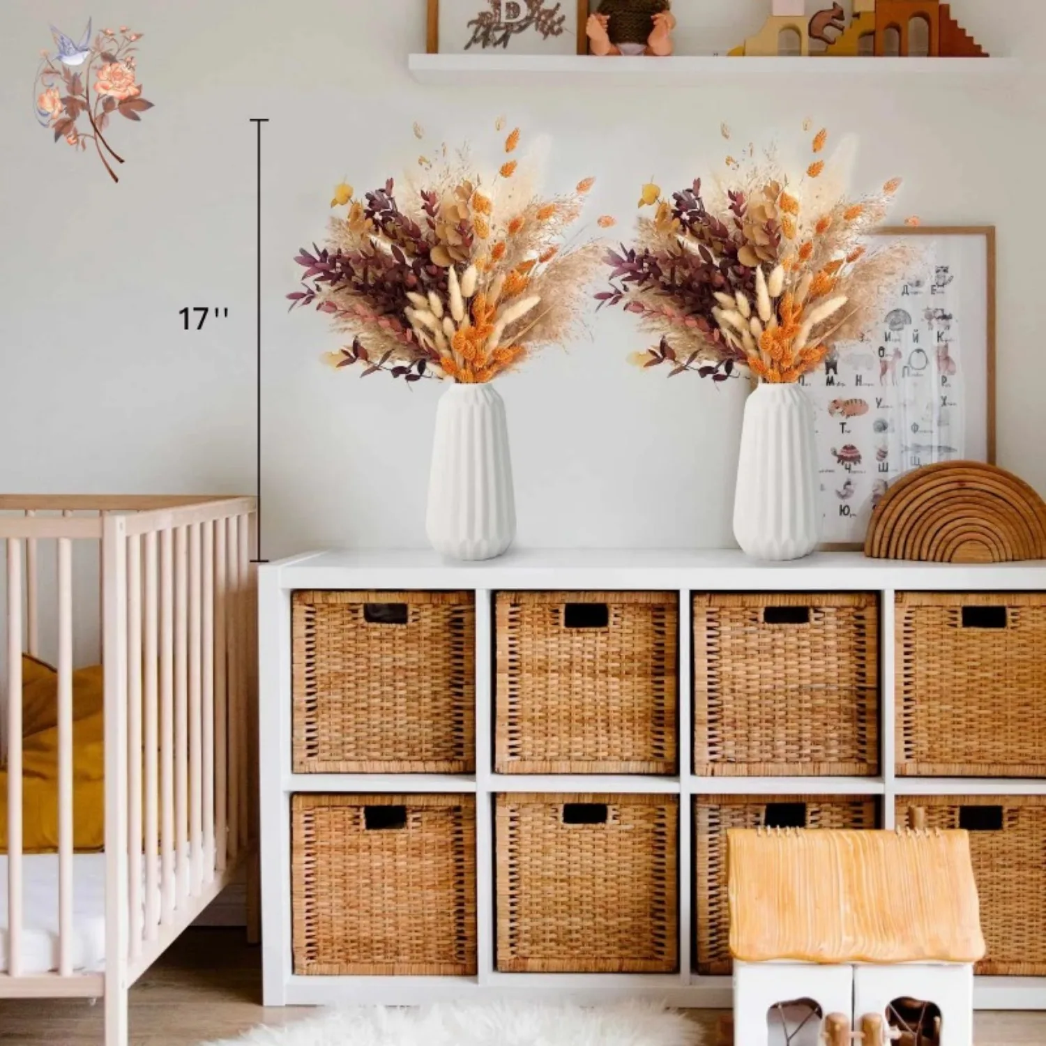 Lush Pampas Grass Bouquets for Elegant Floral Arrangements and Home Decor