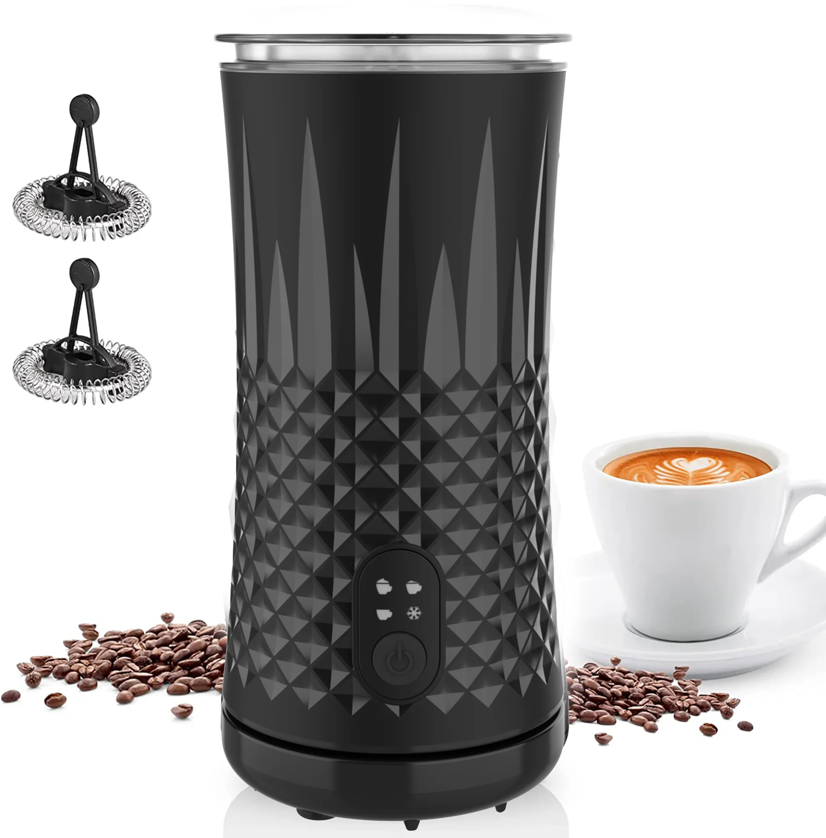 Fully Automatic Milk Frother Electric Hot and Cold for Making Latte Cappuccino Coffee Frothing Foamer Kitchen Appliances 400W 2