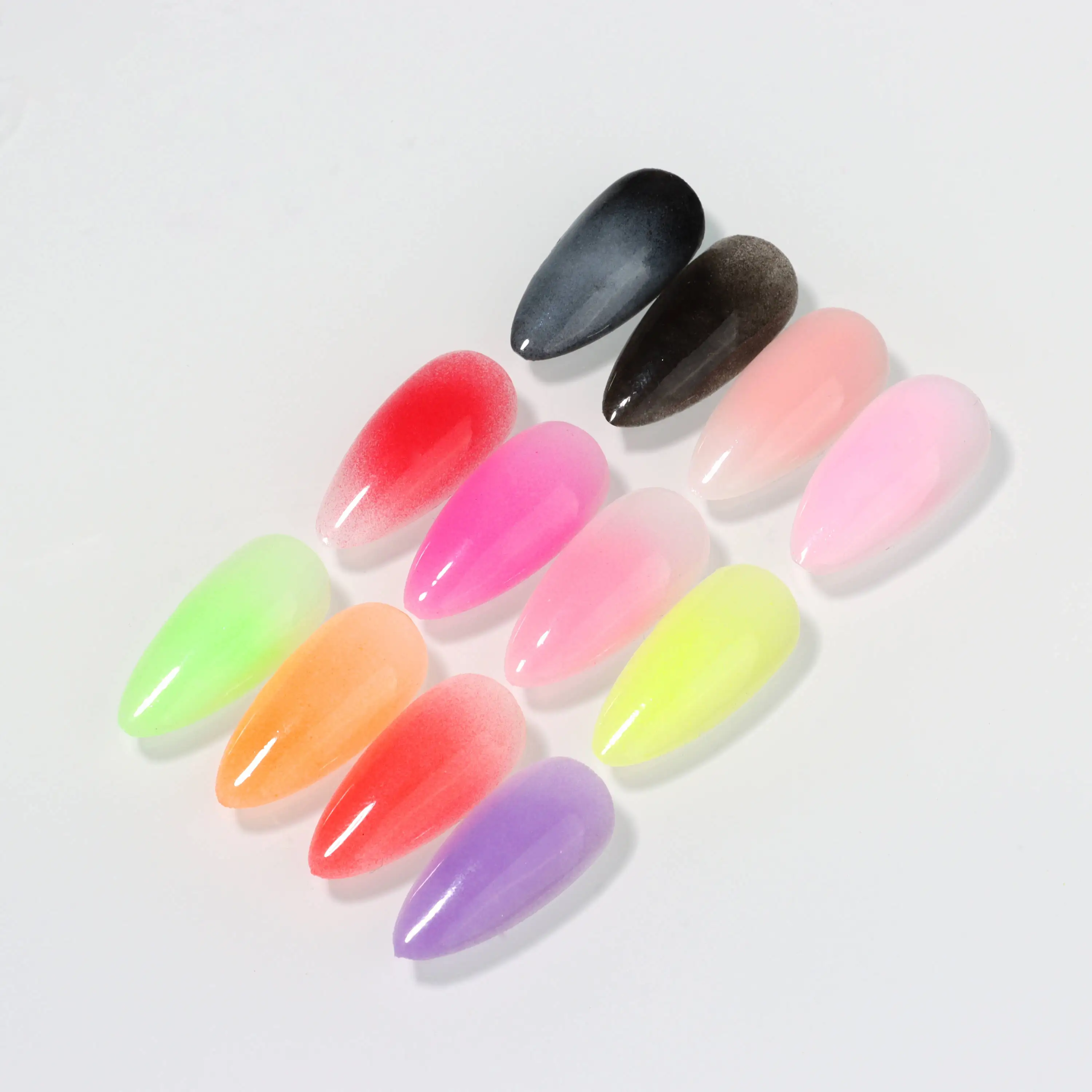 NEW HOT Quick Ombre spray for nails 12 color 5g with amazing gradient babyboomer effect nail art nail acrylic powder
