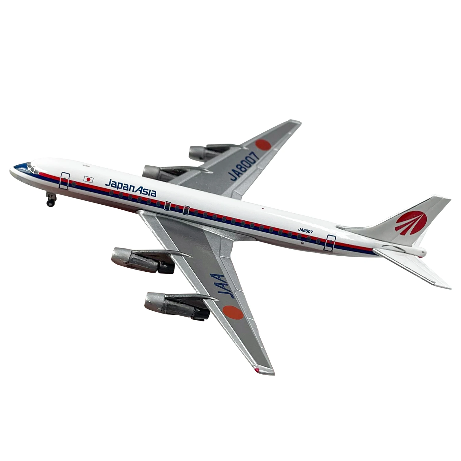 

Diecast Alloy Model of Japan Airlines DC-8 Civil aviation Passenger Plane 1:400 Scale Toy Gift Collection Simulation Display