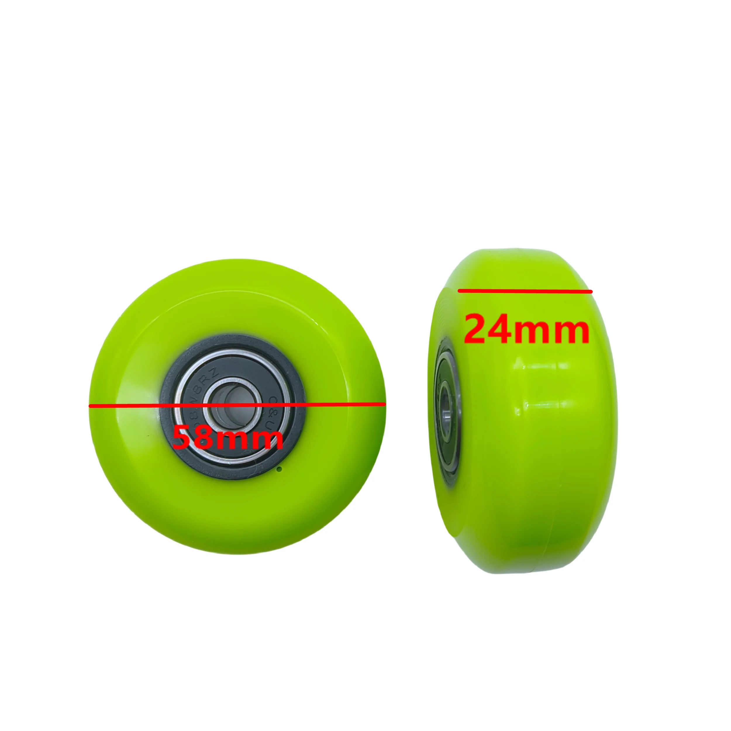 Skate Wheel 8pcs 58x24 mm 90A skateboard wheel,roller skates wheels