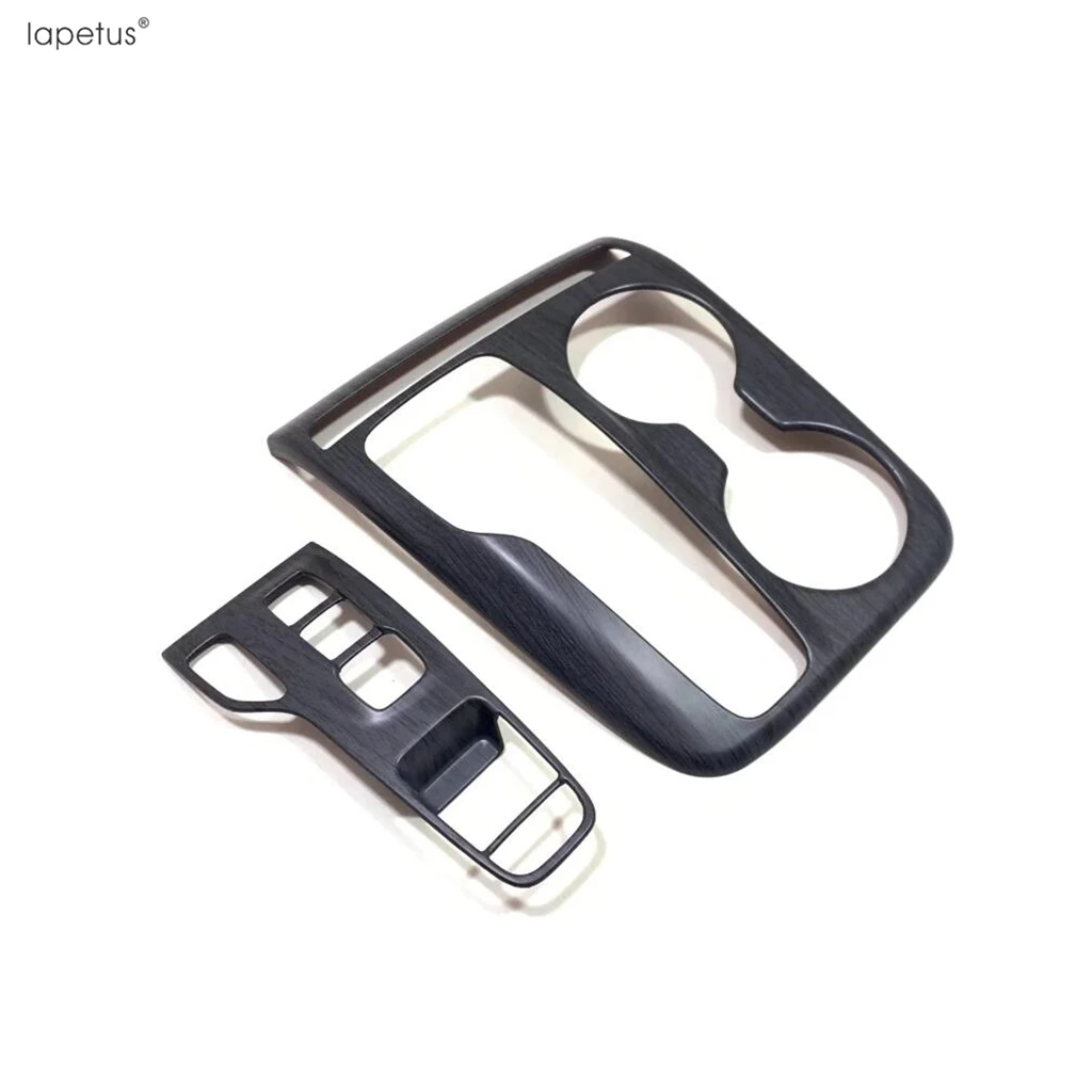 Marco Decorativo Para Portavasos Trasero Hyundai Tucson NX4 2021-2024 - ABS Tipo Fibra De Carbono