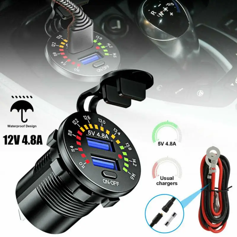  USB   а ġ  USB ܼƮ  , 12V ڵ Ʈ  Ʈ , 36W 6A