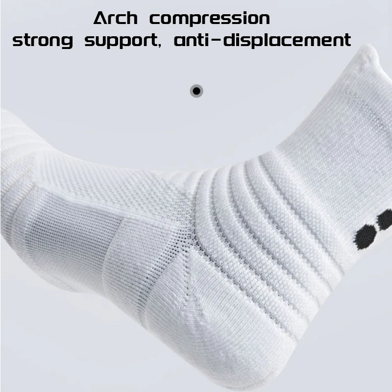 Unisex Anti-Blister Moisture-Wicking Compression Socks