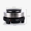 500W 220V Mini Electric Heater Stove Hot Cooker Plate Milk Water Coffee Heating Furnace Multifunctional Kitchen Appliance 5