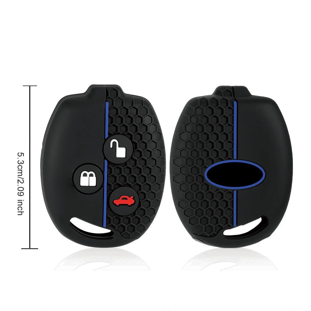 Deluxe Soft Silicone Car Key Cover - Sleek Protective Shell