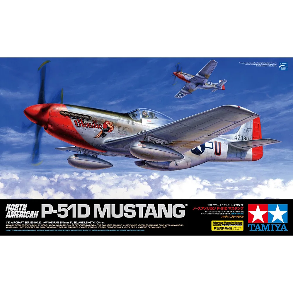 

1/32 TAMIYA, Северо-американская фотосессия, модель Mustang 60322