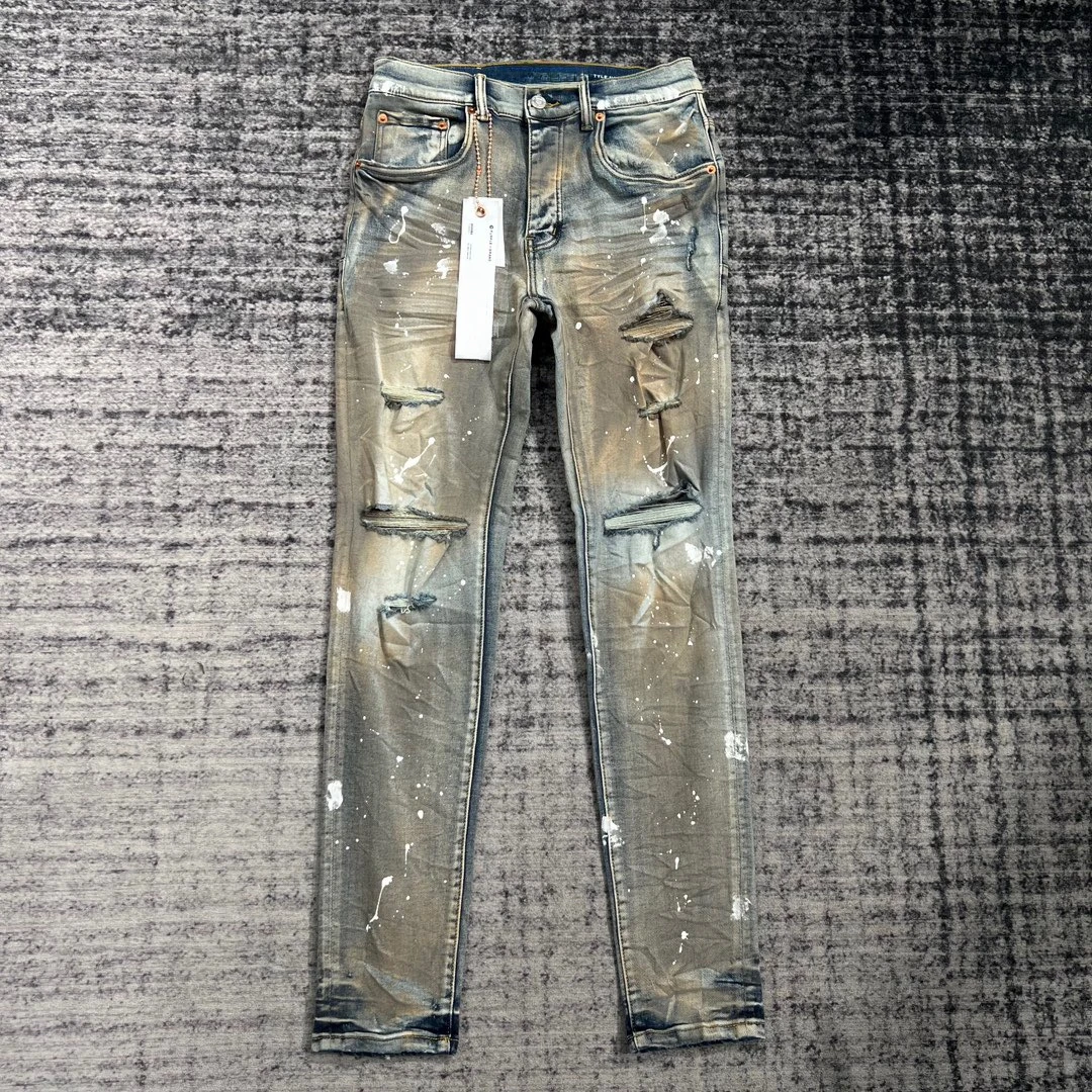 

2024 New High Street American-style Jeans To Protect Against Old Slimming and Casual Jeans Baggy