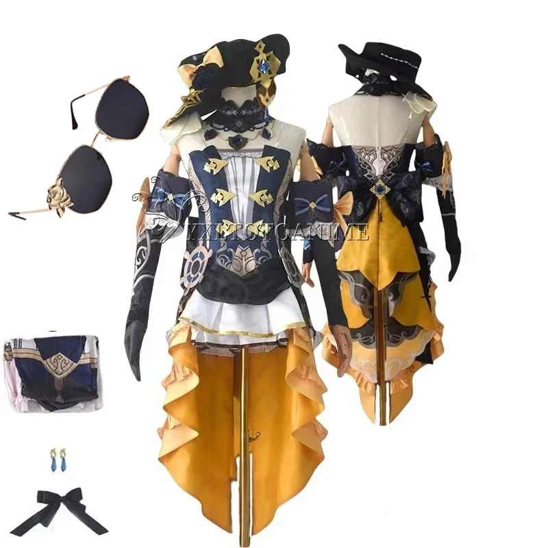 costume and glasses