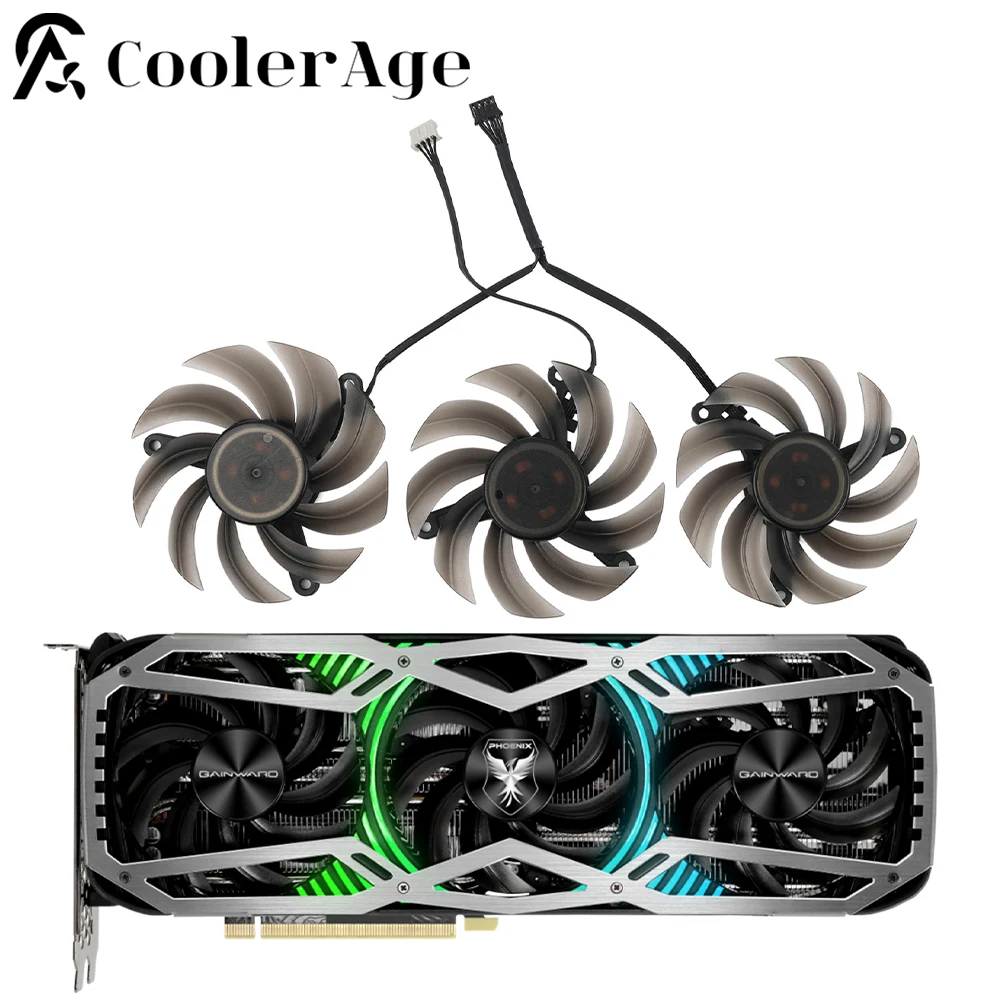 82 Millimetri Fd8015U12D Rtx3060Ti Rtx370 Per Gainward Rtx 3060 Ti 3070 3070Ti 3080 3080Ti 3090 Phoenix Gs Gpu Ventola Di Raffreddamento