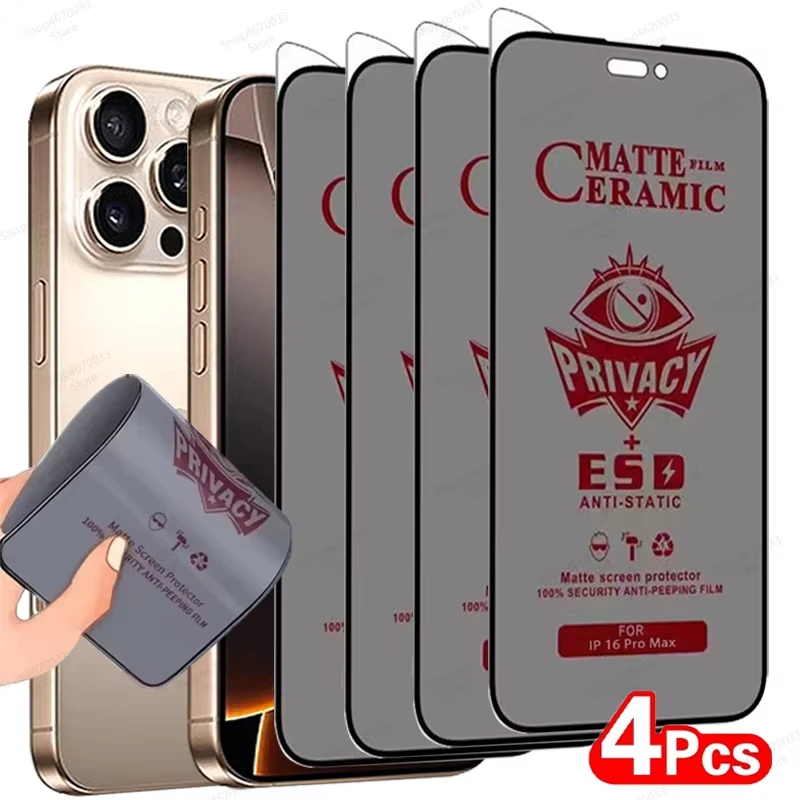 Matte Privacy Anti-Spy Ceramic Screen Protector