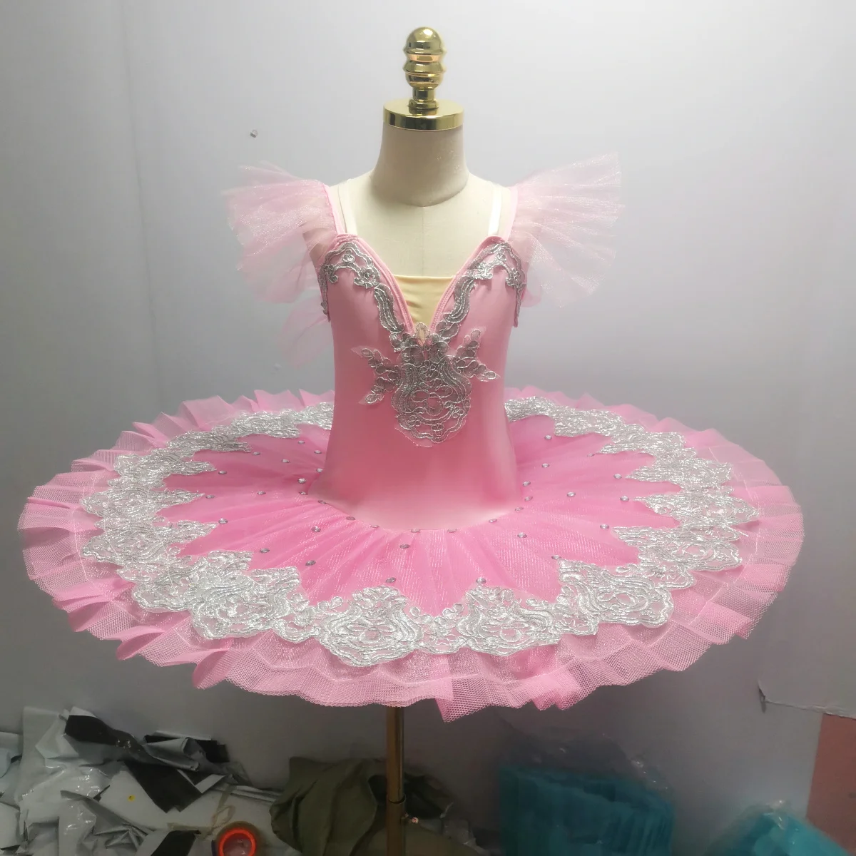 Pink Ballet Tutu Saias Trajes Do Partido Crianças Bailarina