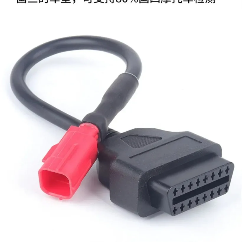 

OBD Motorcycle Cable Fit for Honda 6 Pin Plug Cable Diagnostic Cable 6Pin to OBD2 16 pin Adapter 1PC
