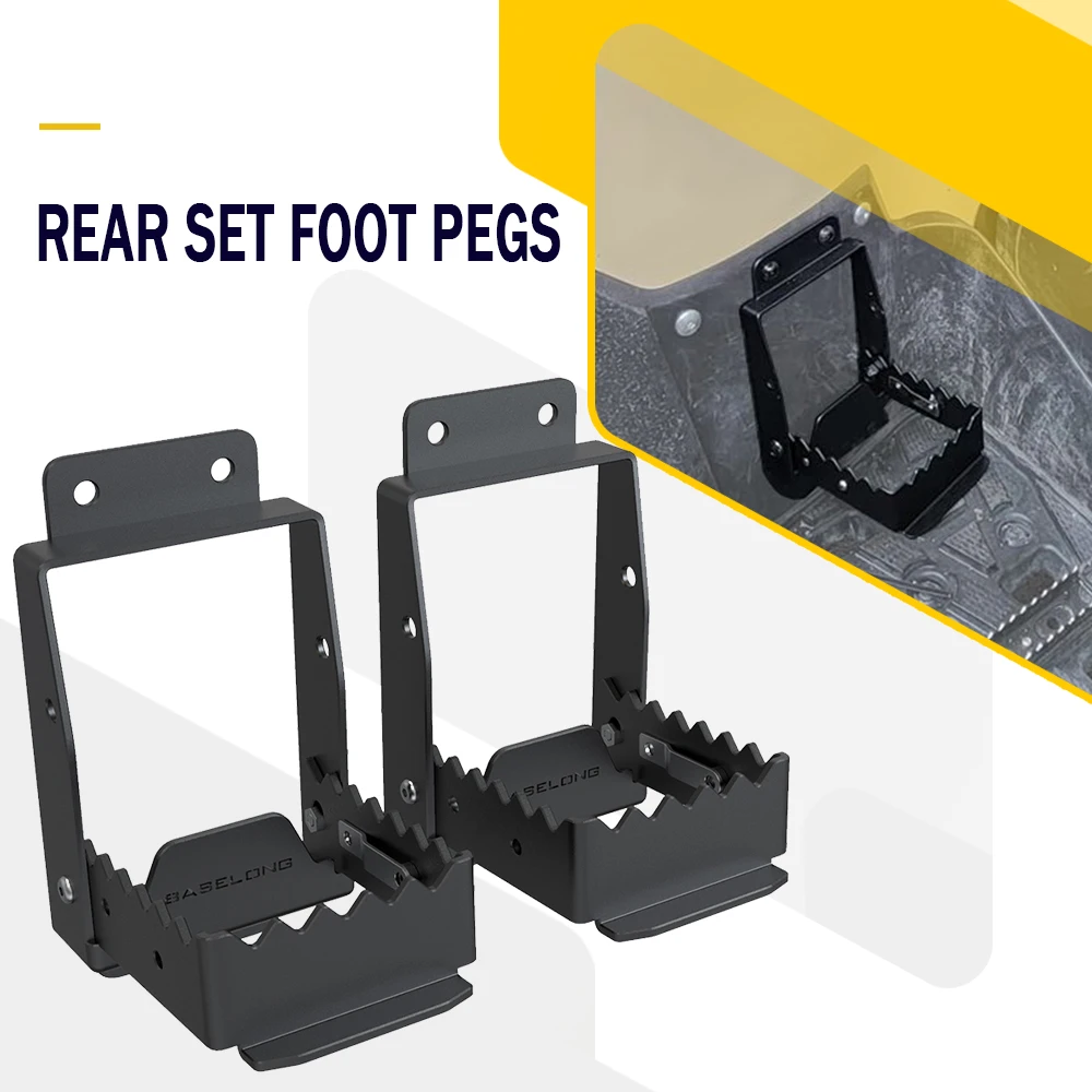

ATV Passenger Footrest Foot Peg Rest Pedal Bracket Kit For Polaris Sportsman 450 H.O. 570 850 XP 1000S Scrambler 850/XP 1000 S