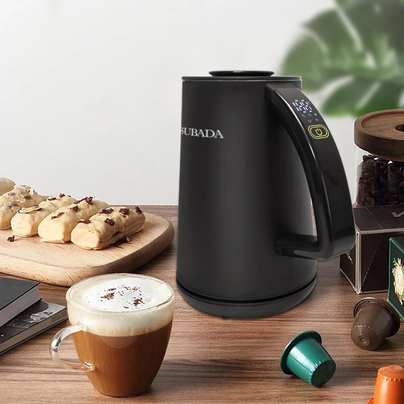 SUBADA 5 in 1 Electric Milk Frother For Hot and Cold Milk Froth - Automatic Milk Frother & Warmer For Coffee Hot Chocolate 2