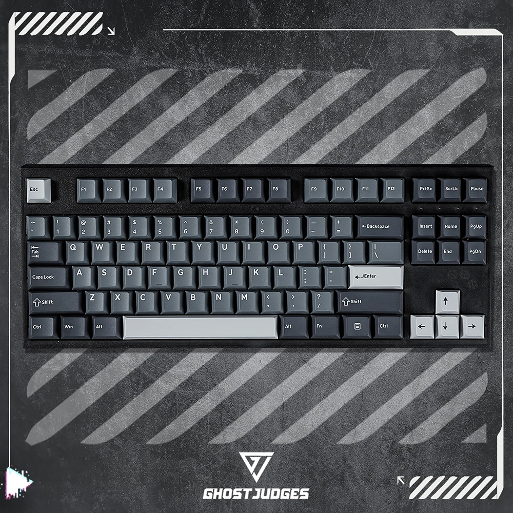 Ghost Juízes gj Apollo Colorway Cereja Pbt Doubleshot Keycap para mx Stem Teclado 60 65 87 104 Gh60 Xd64 Xd68 Bm60 Bm65 Bm80