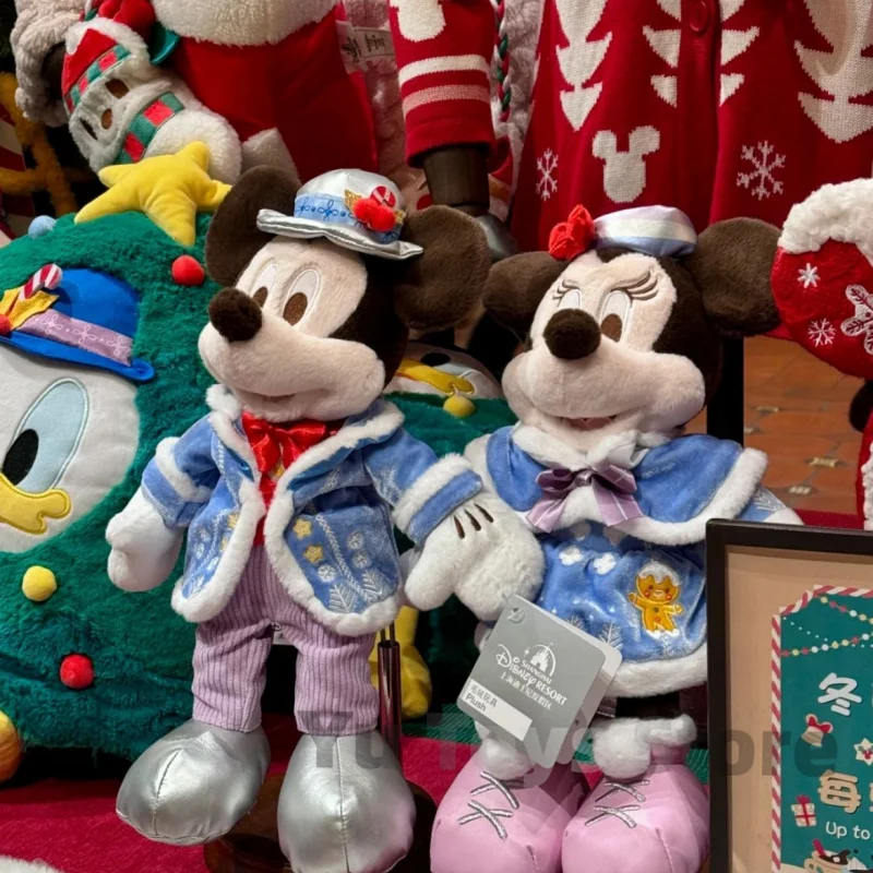 New Disney Winter Mickey And Friends Series 11 Pollici Mickey Minnie Chip & Dale Donald Duck Peluche Toysdoll Regali Di Compleanno Per Bambini