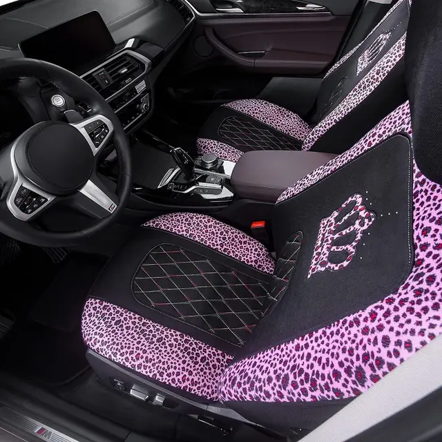 AUTOYOUTH Neue Leopard Druck Auto Sitz Abdeckung mit Krone Muster Mode Sitz  Abdeckung Für VAUXHALL Für FIAT DUCATO Für PEUGEOT 306 - AliExpress