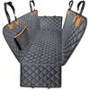 Dog Seat Cover Car Seat Cover for Pets 100%Waterproof Pet Seat Cover Hammock 600D Heavy Duty Scratch Proof Nonslip Durable Soft