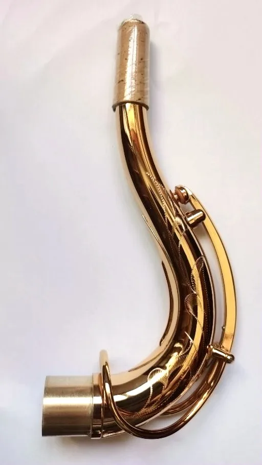 プロイースタンミュージックサックスネック、sbaタイプ、金メッキ