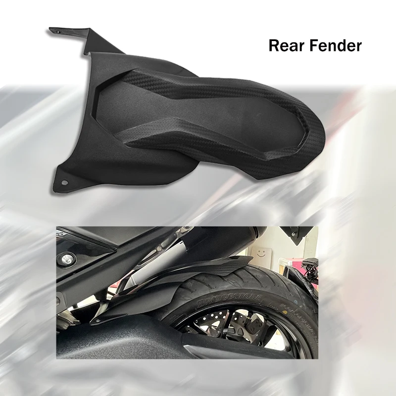 Ksharpskin Per Yamaha Tmax 560 Tmax-560 2017-2021 Accessori Moto Parafango Posteriore Modificato Abs Parafango Antispruzzo